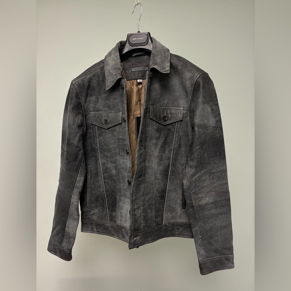 $698 NWT Brand New John Varvatos Andrew Trucker Jacket EU 46 USA 36 - Picture 9 of 12